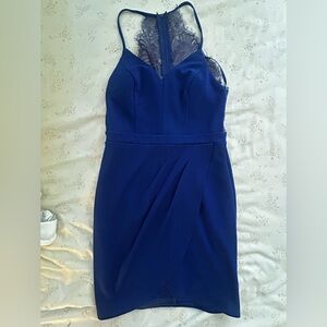 City vibe bodycon lace back dress